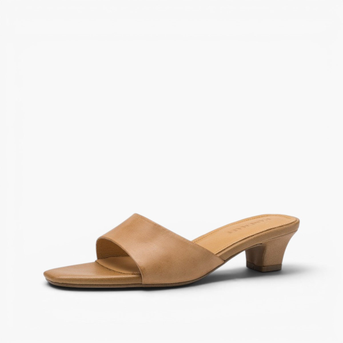 Women's Square-Toe Leather Mules