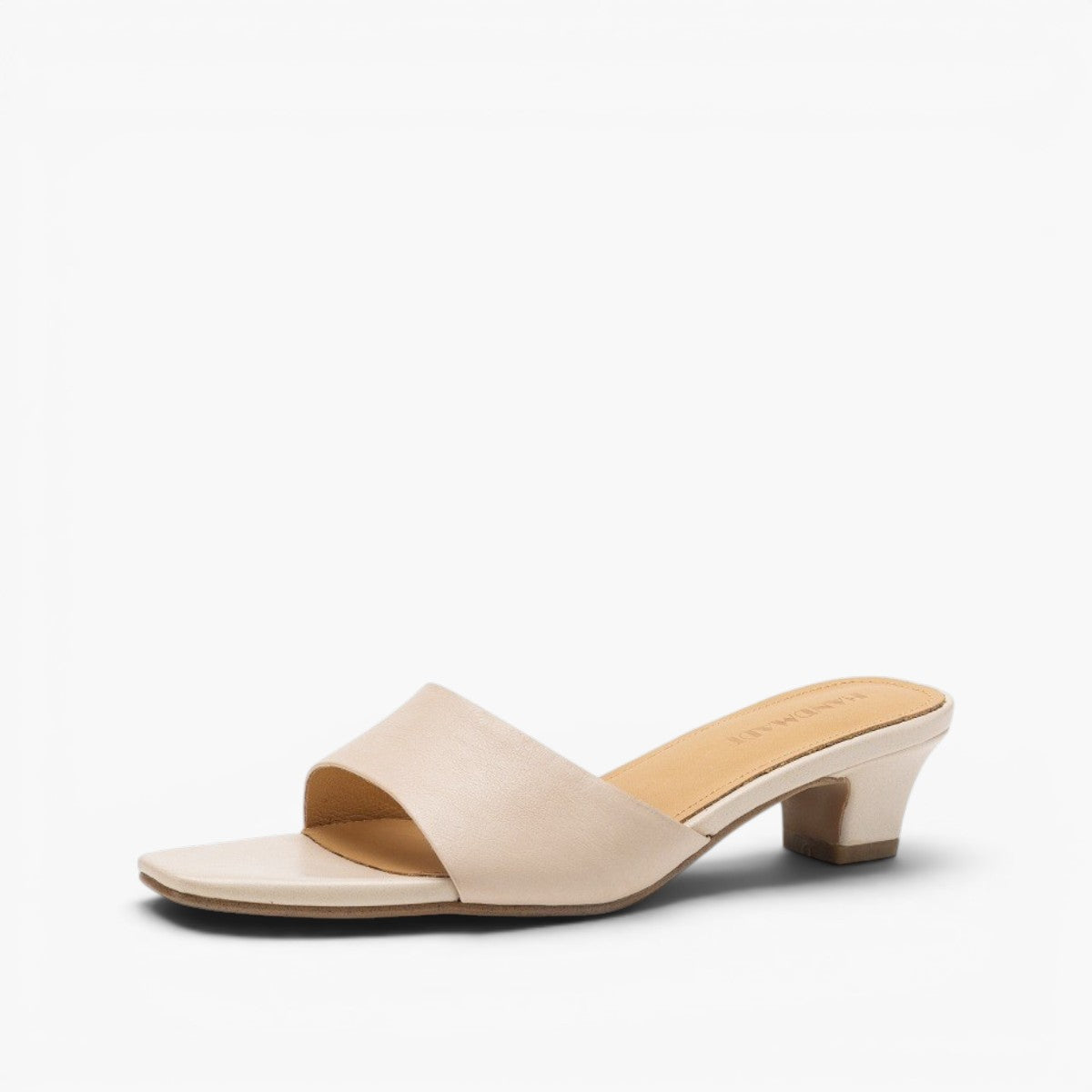 Women's Square-Toe Leather Mules