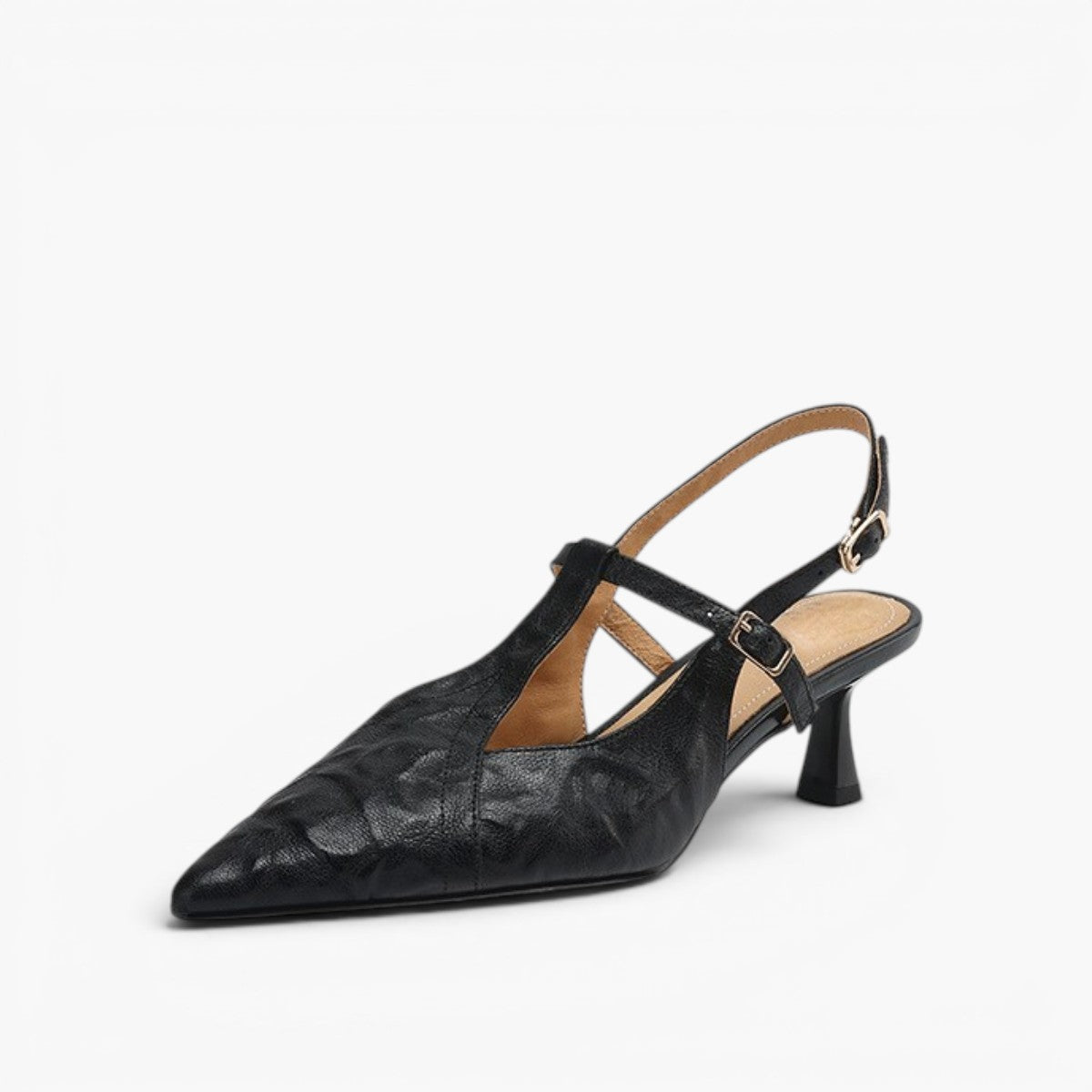 Women's Pointed Leather Heels