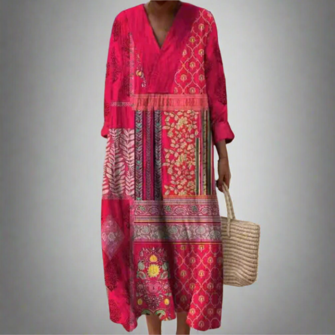 Frances™ | Elegant Geometric Dress