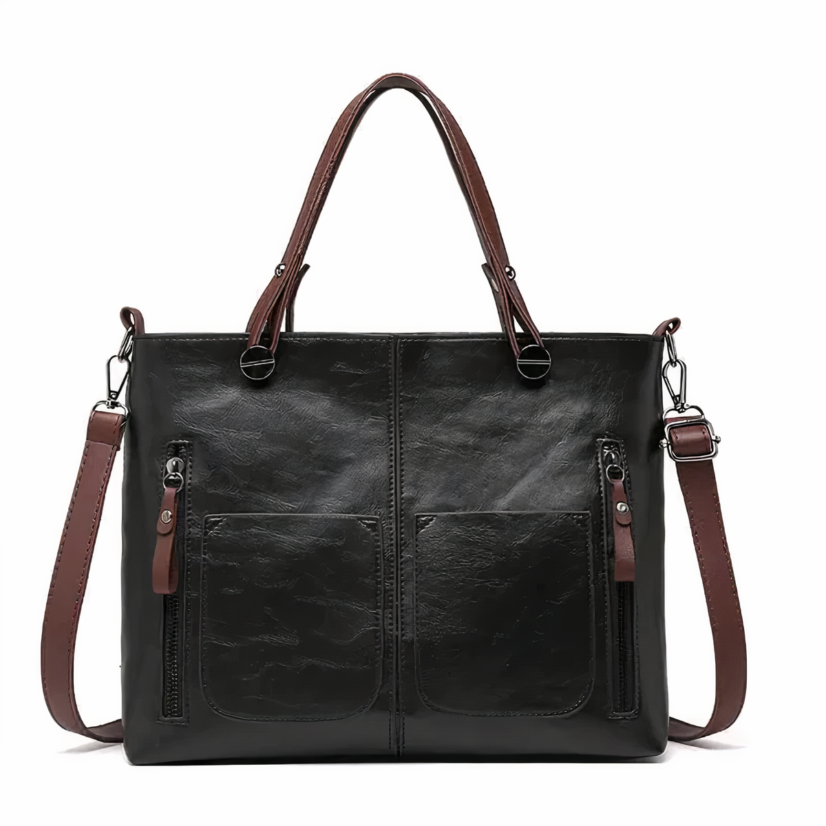 Rexelle™ | Vintage Tote with Side Pockets