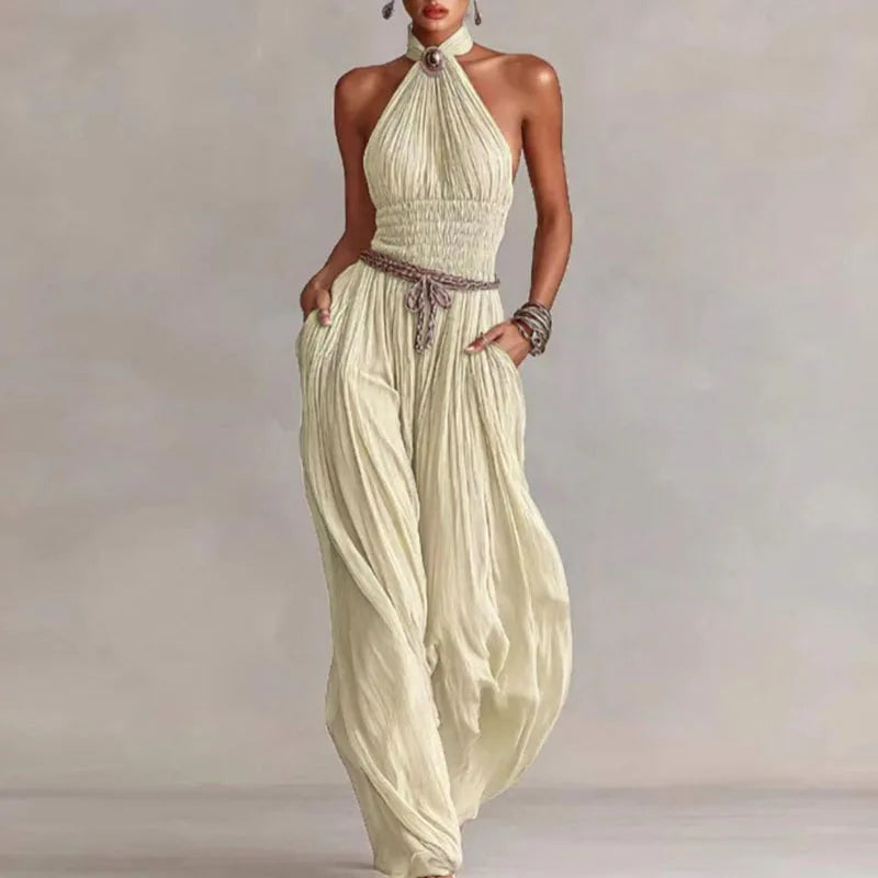 Kallista™ | Pleated Halter Romper