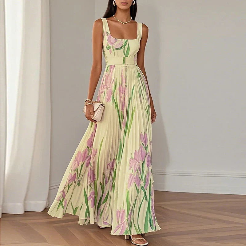 Avaline™ | Elegant Floral Maxi Dress