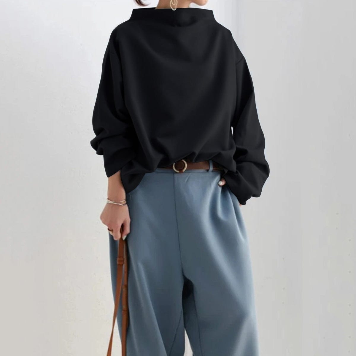 Sloane™ | High-Neck Casual Top