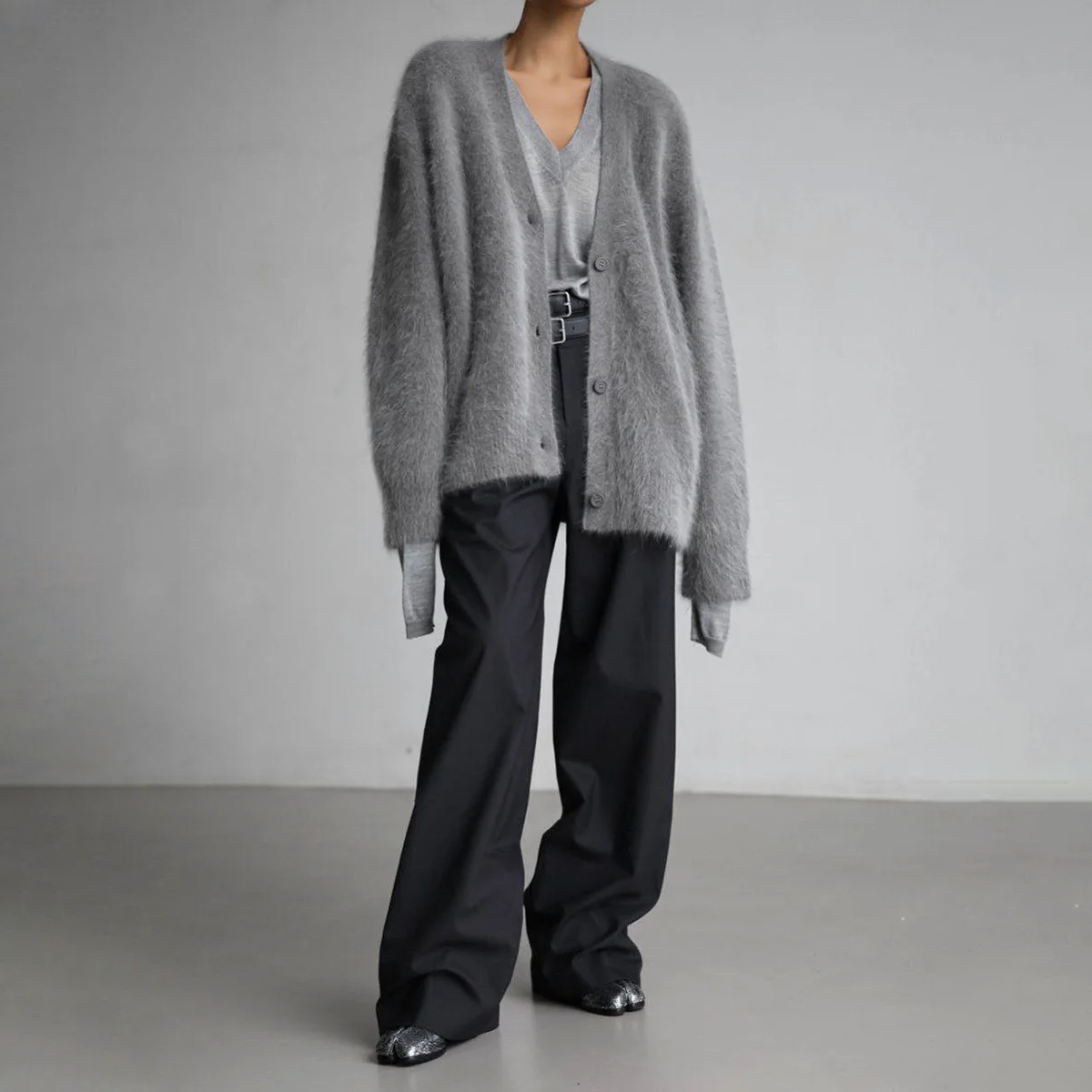 Orlena™ | Oversized V-Neck Cardigan