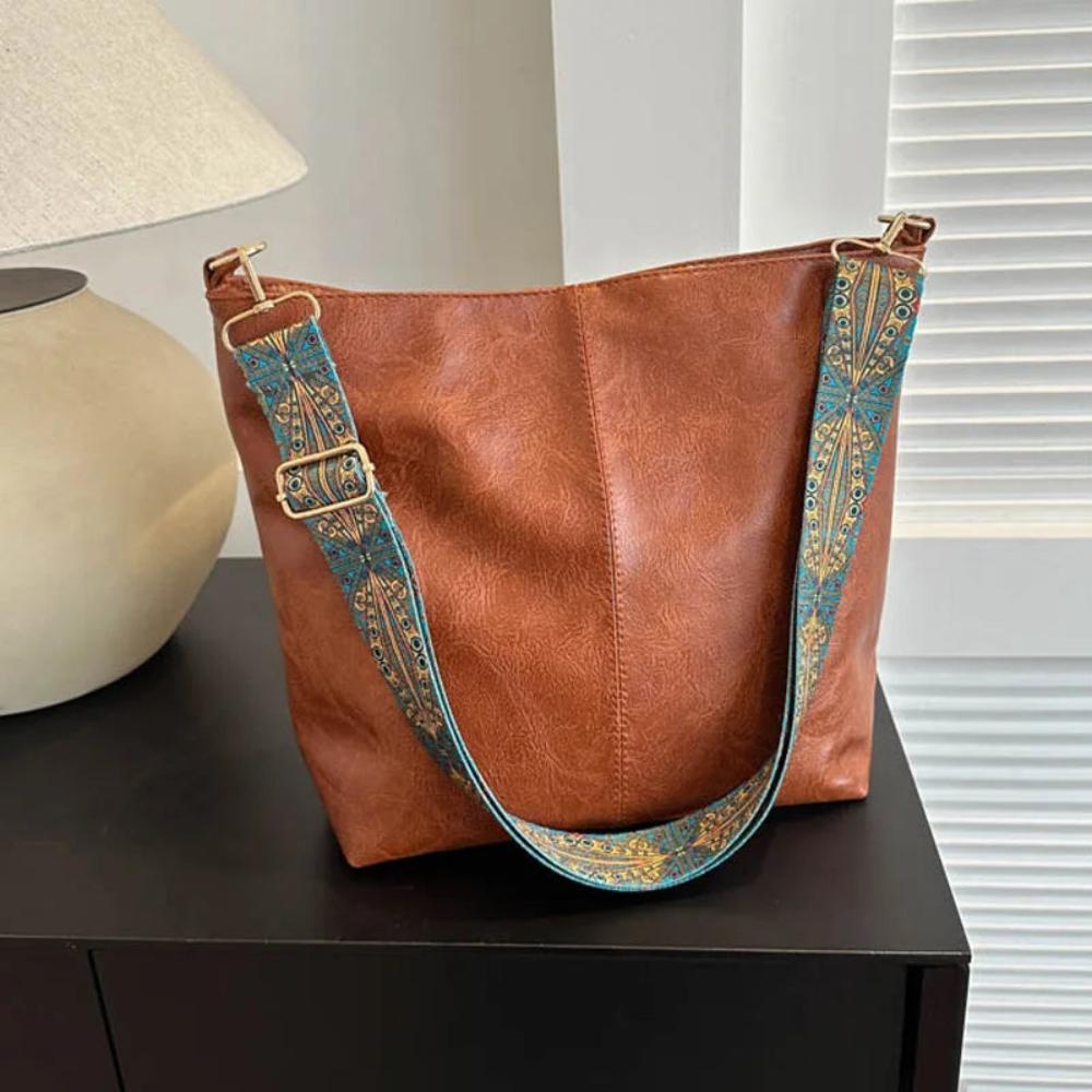 Lourette™ | Wide Strap Shoulder Tote