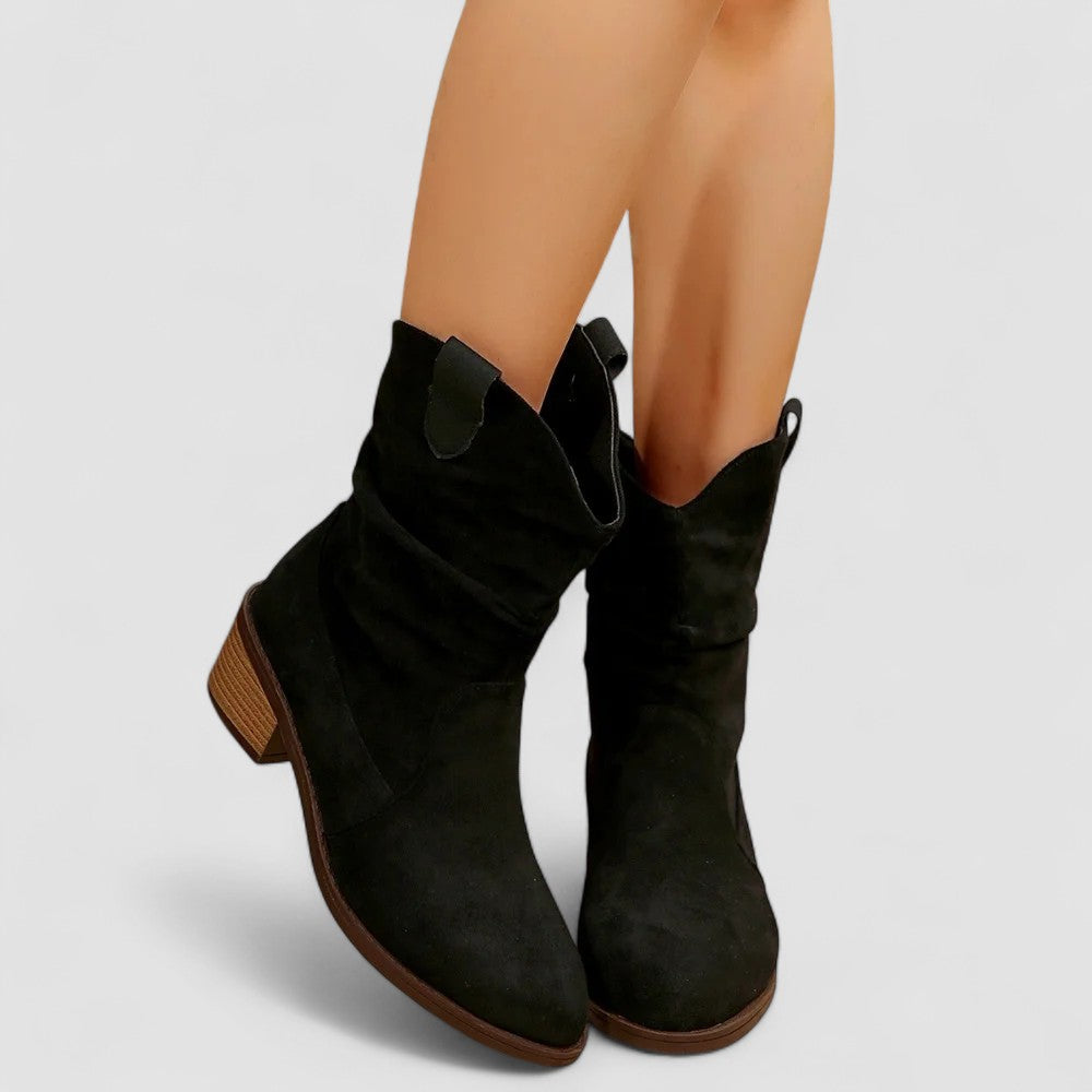 Shiloh™ | Slouch Western Ankle Boots