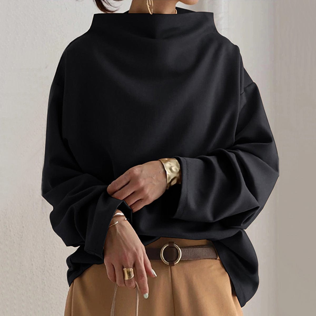 Sloane™ | High-Neck Casual Top