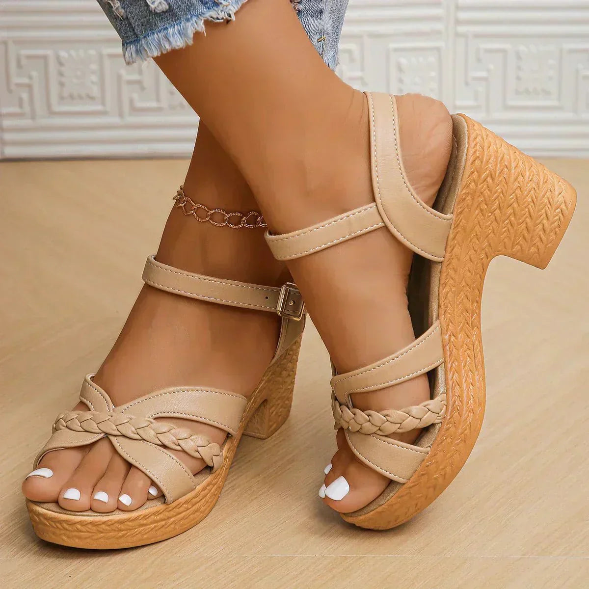 Bexanne™ | Platform Block Heel Sandals