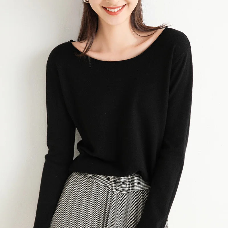 Kelvina™ | Long Sleeve Pullover Sweater