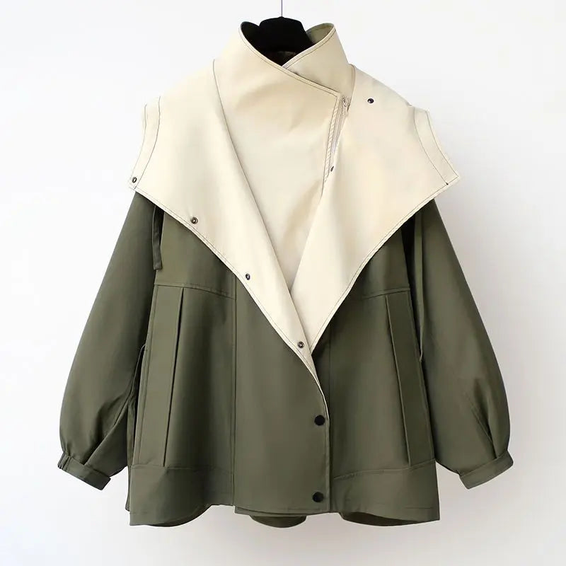 Imogen™ | Two-Tone Oversized Trench Coat