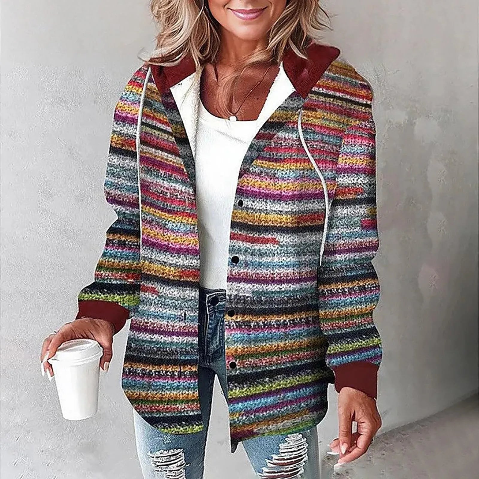 Orvelle™ | Hooded Plaid Shacket