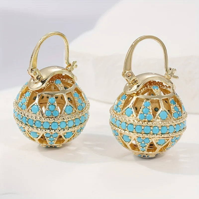 Navarre™ | Filigree Globe Drop Earrings
