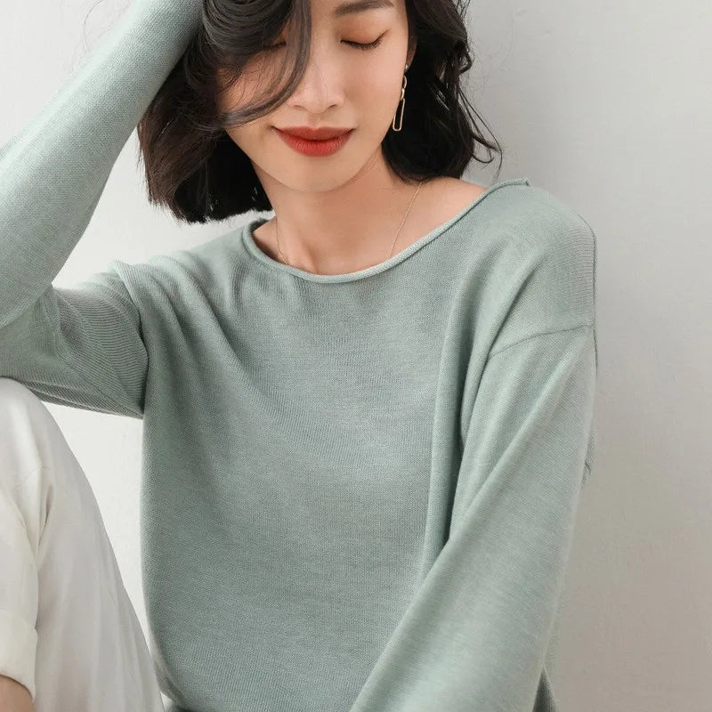 Kelvina™ | Long Sleeve Pullover Sweater