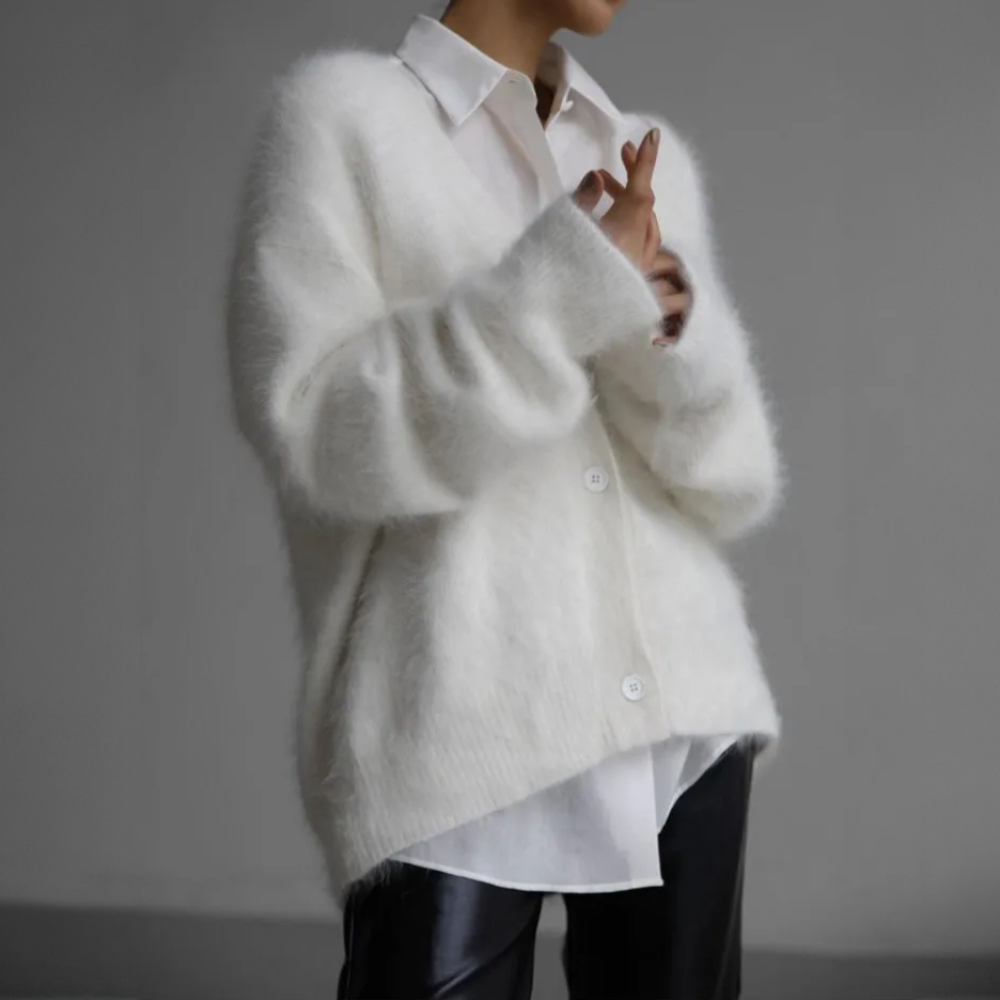 Orlena™ | Oversized V-Neck Cardigan