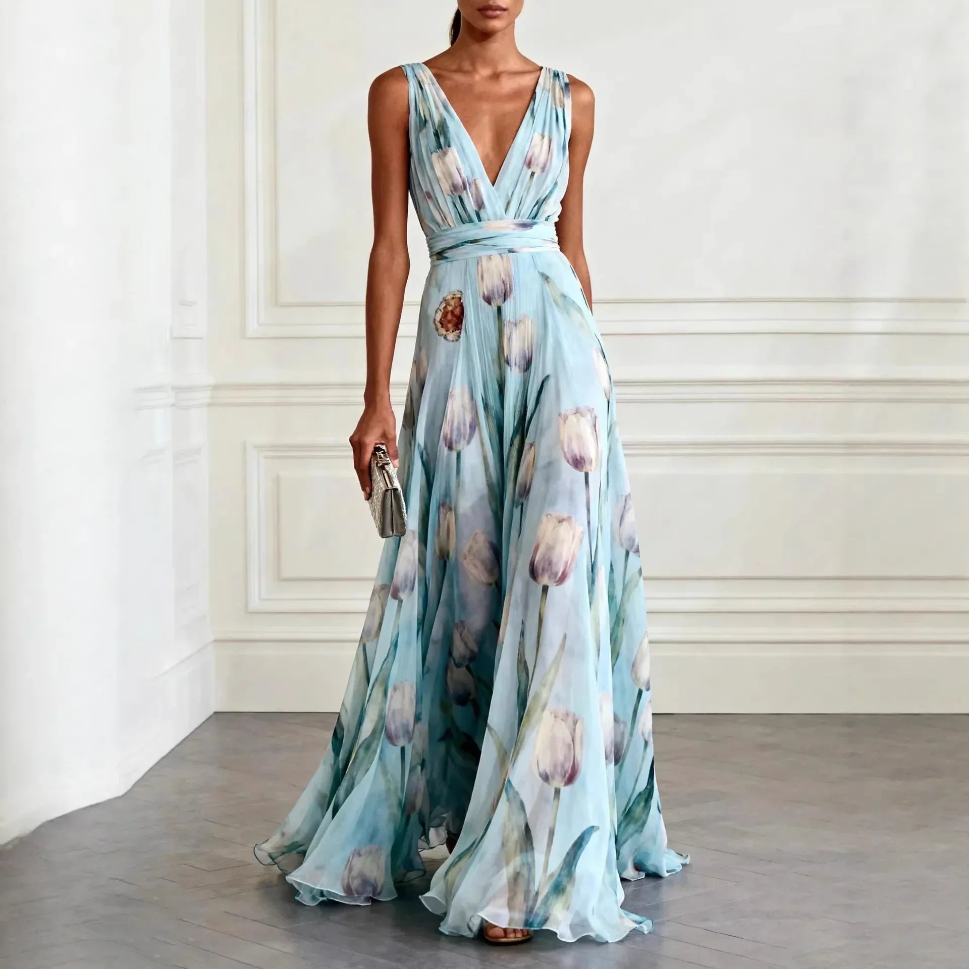 Delphine™ | Tulip Wedding Guest Dress