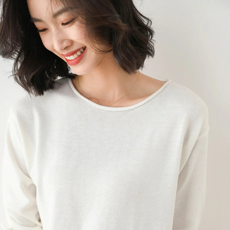Kelvina™ | Long Sleeve Pullover Sweater