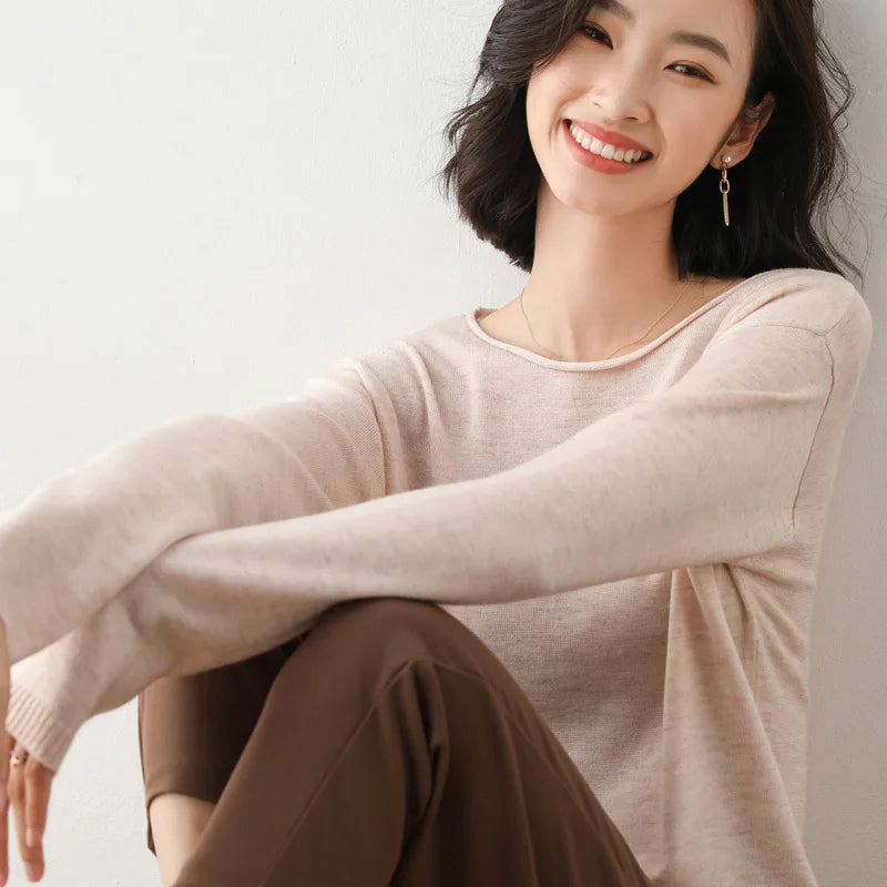Kelvina™ | Long Sleeve Pullover Sweater