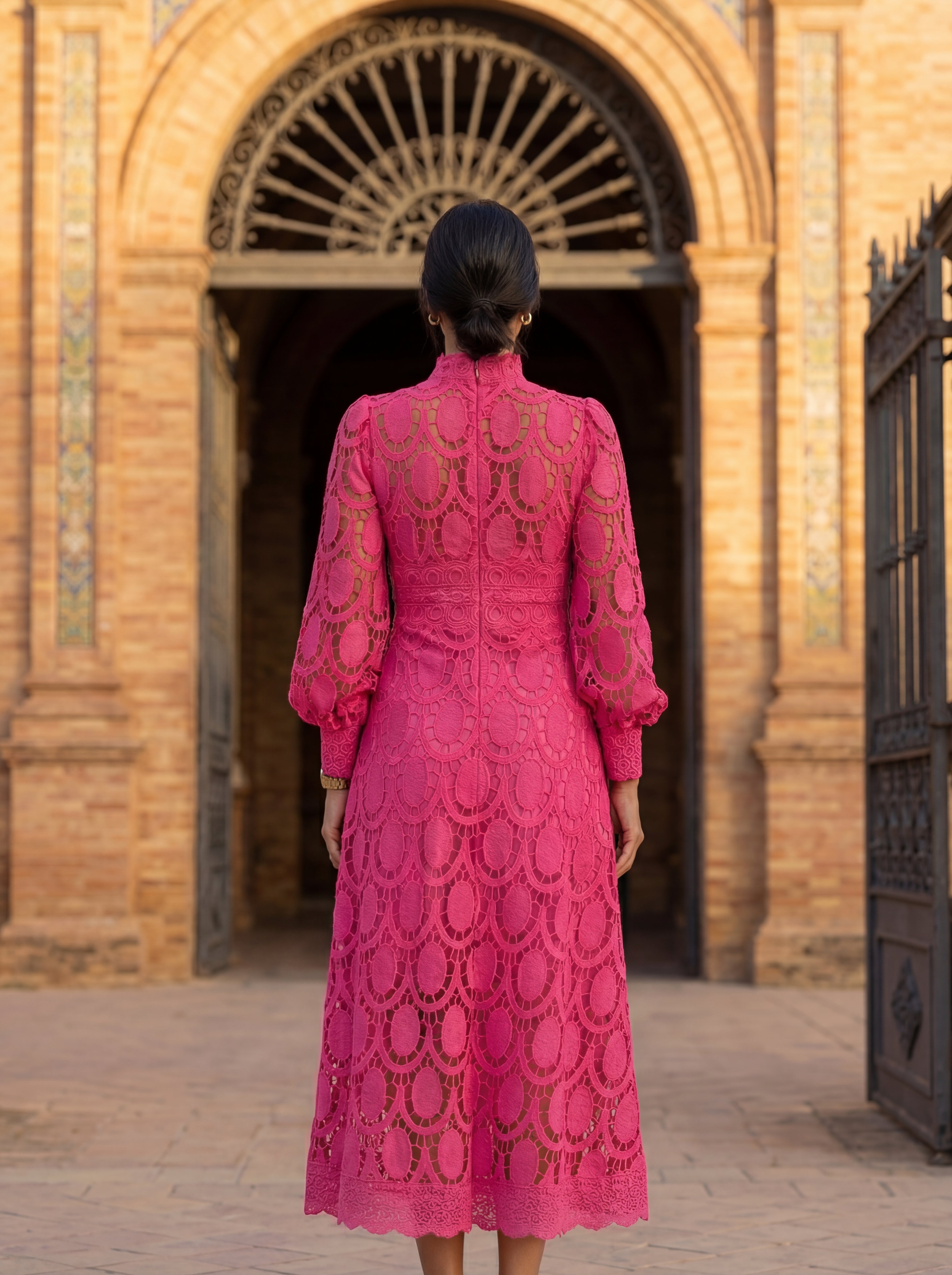 Orvelle™ | Elegant Lace Midi Dress