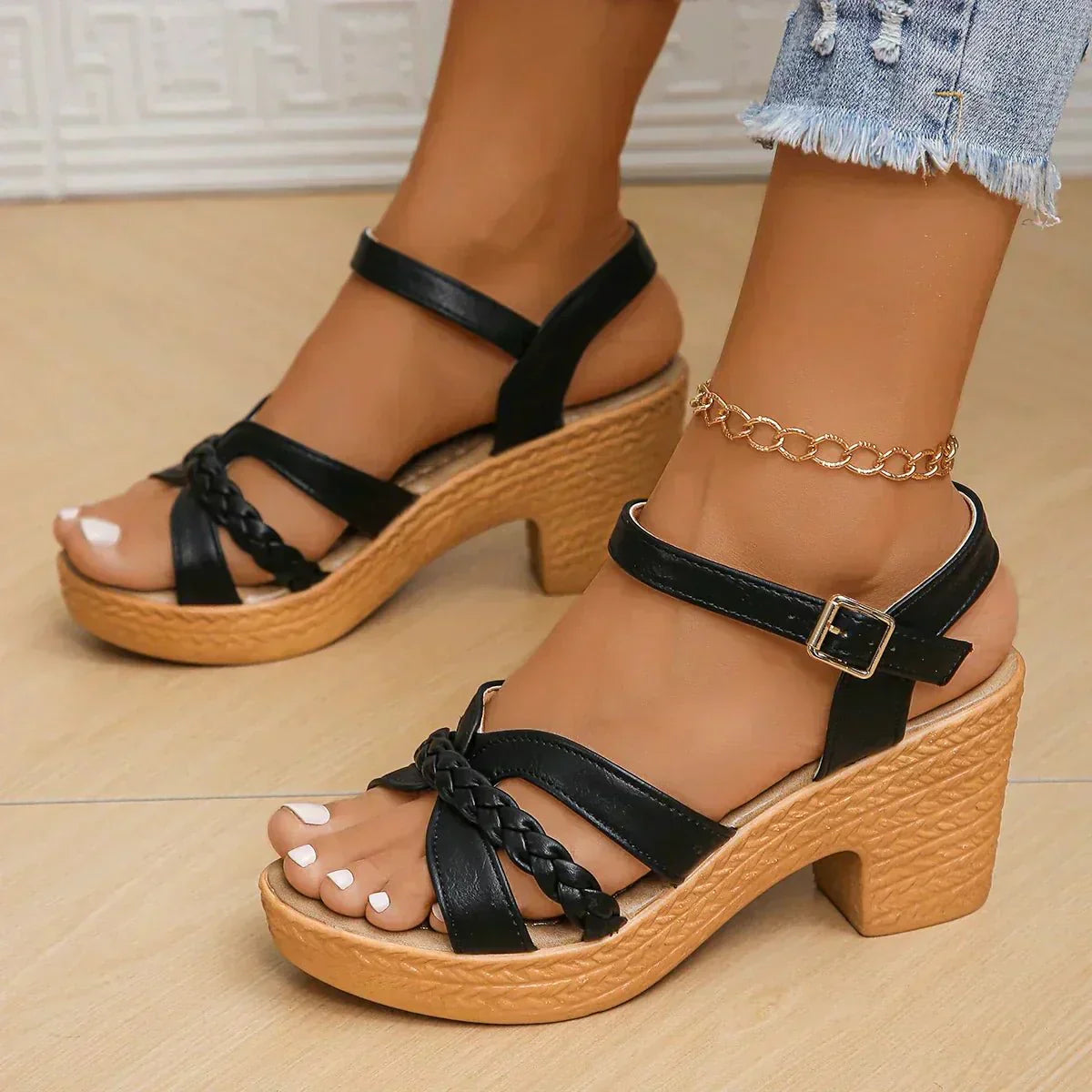 Bexanne™ | Platform Block Heel Sandals