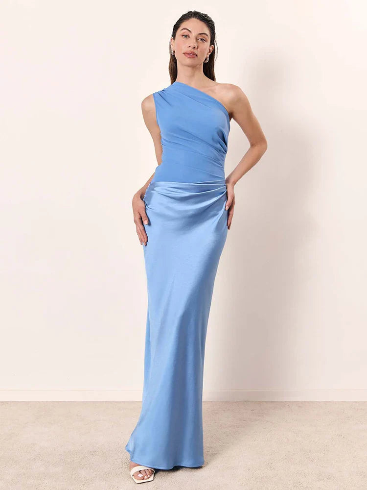 Gracelyn™ | One-Shoulder Maxi Dress