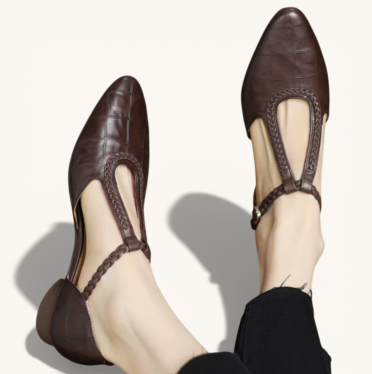 Edwynne™ | T-Strap Mary Jane Flats