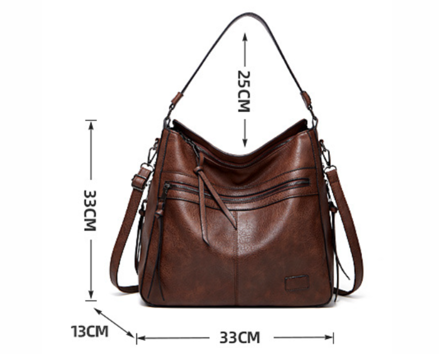 Katarina™ | Wide Vintage Hobo Bag