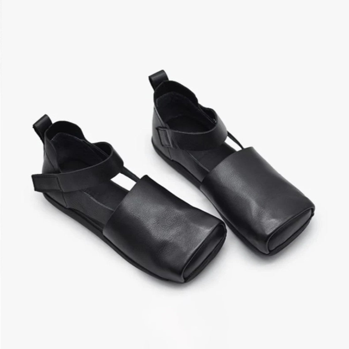Women's Soft Strap Leather Flats