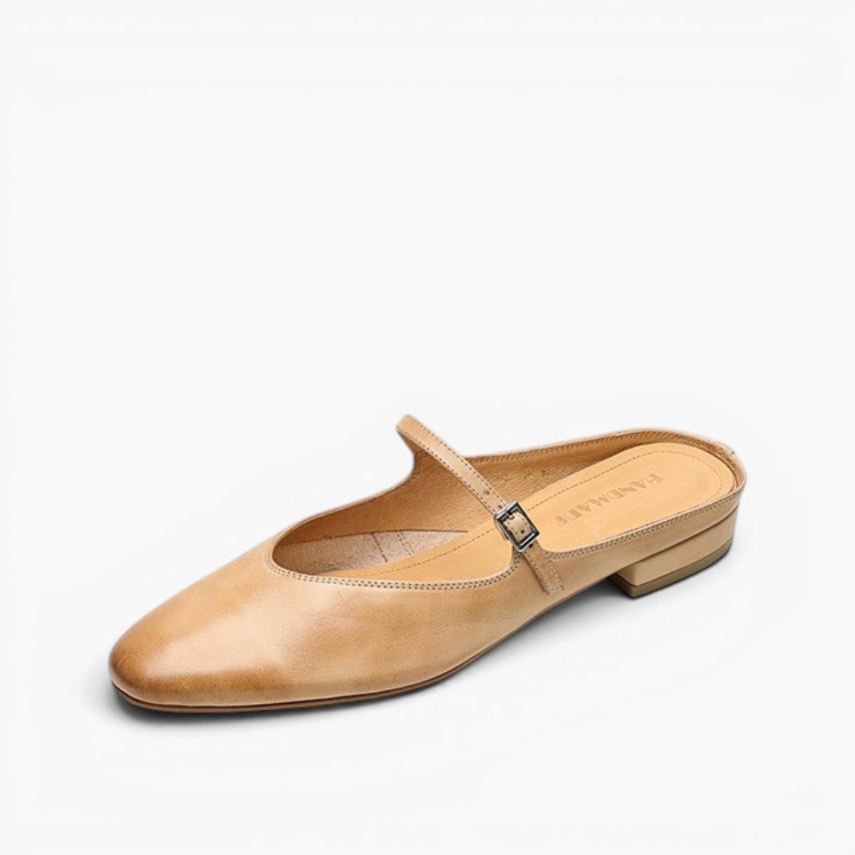 Women's Mary-Jane Leather Mules