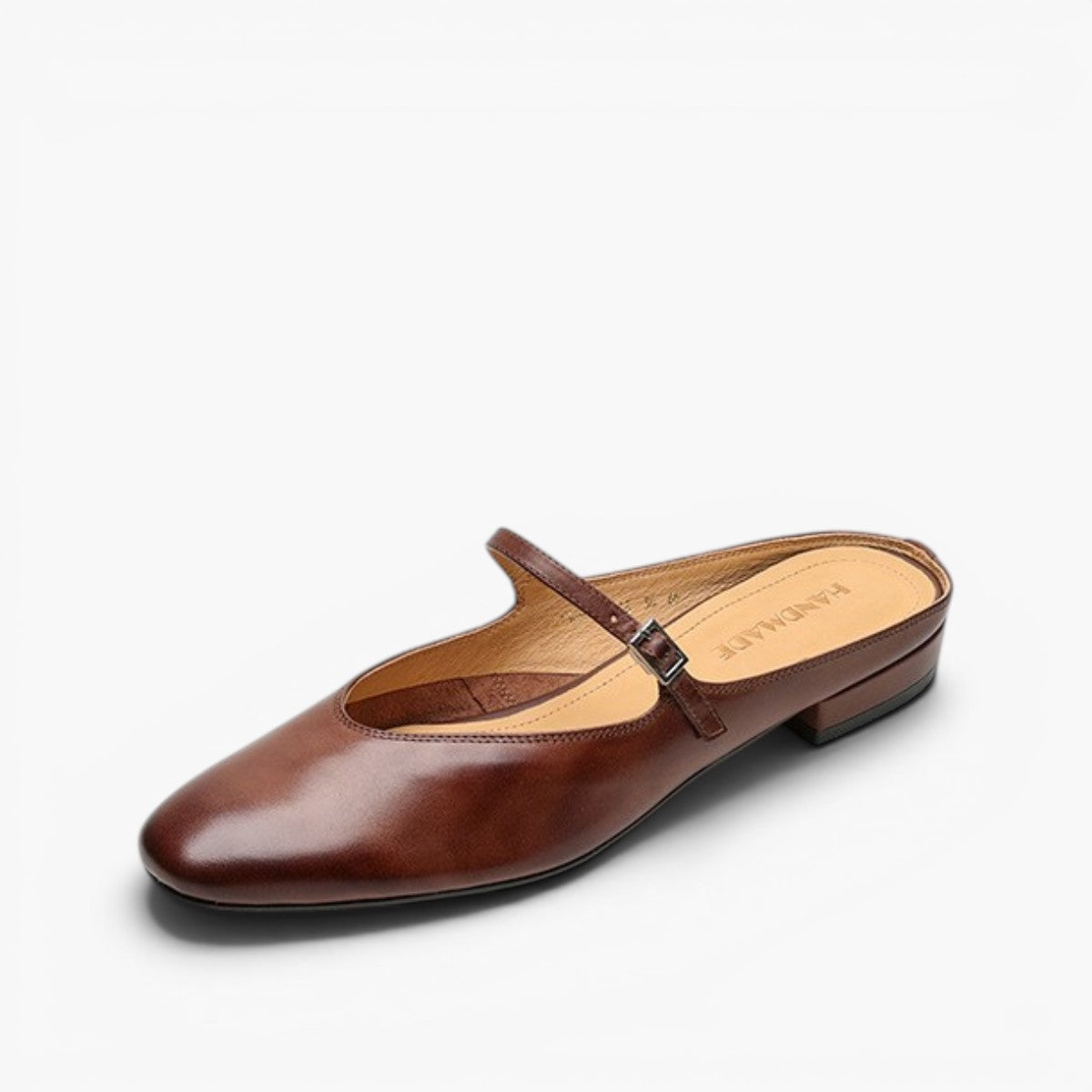 Women's Mary-Jane Leather Mules