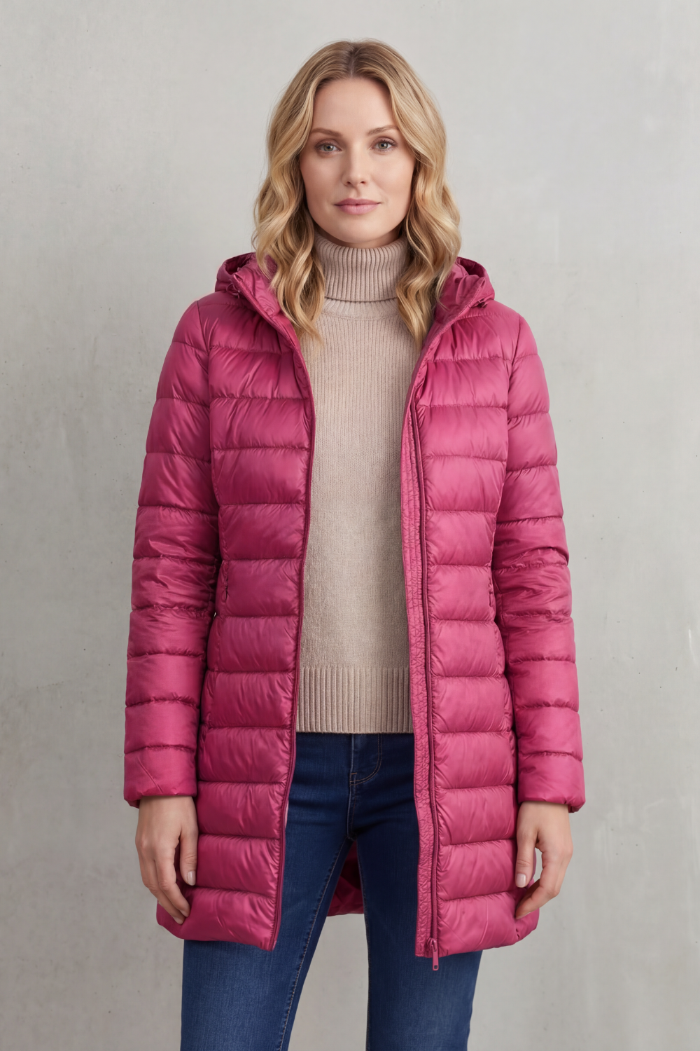 Women's Featherlight Warmth Hooded Down Jacket