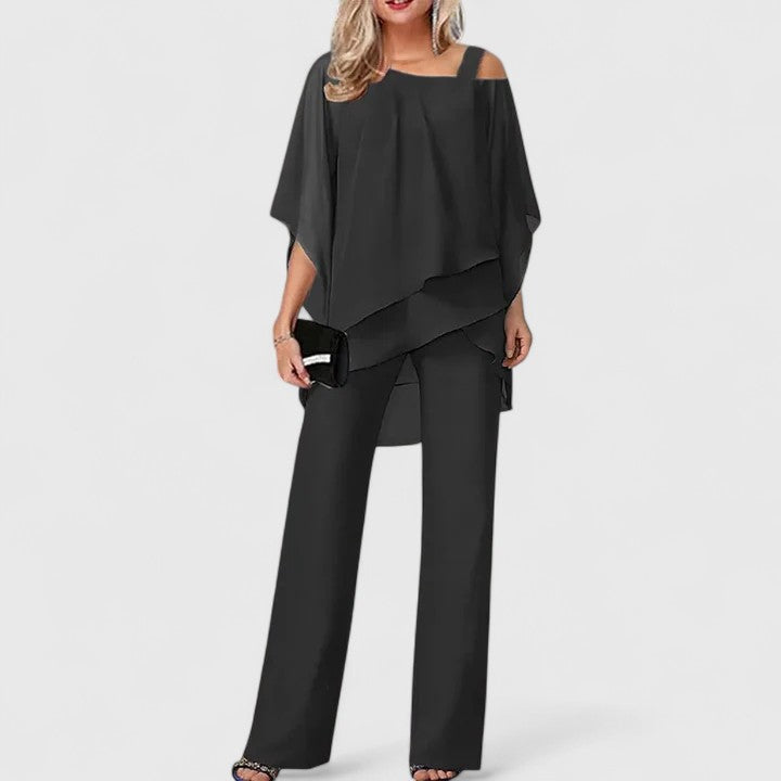 Elegant Two-Piece Trouser Set