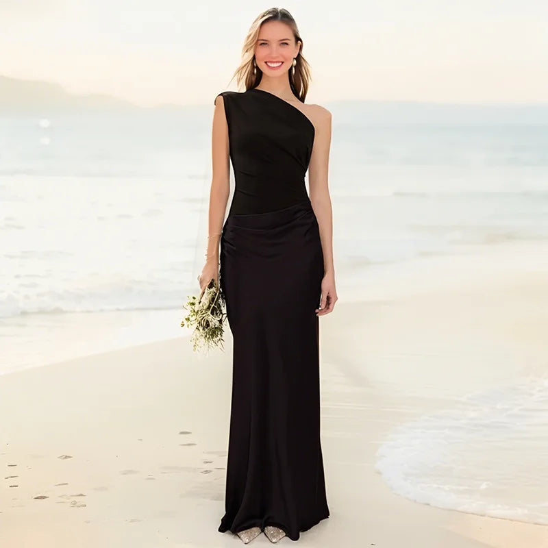 Gracelyn™ | One-Shoulder Maxi Dress
