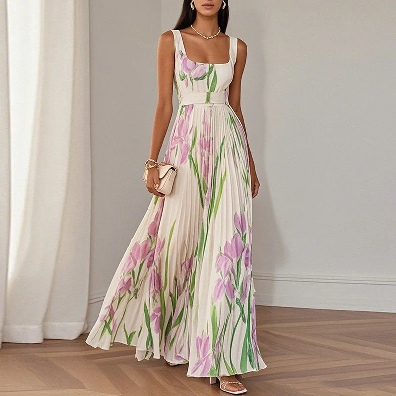Avaline™ | Elegant Floral Maxi Dress