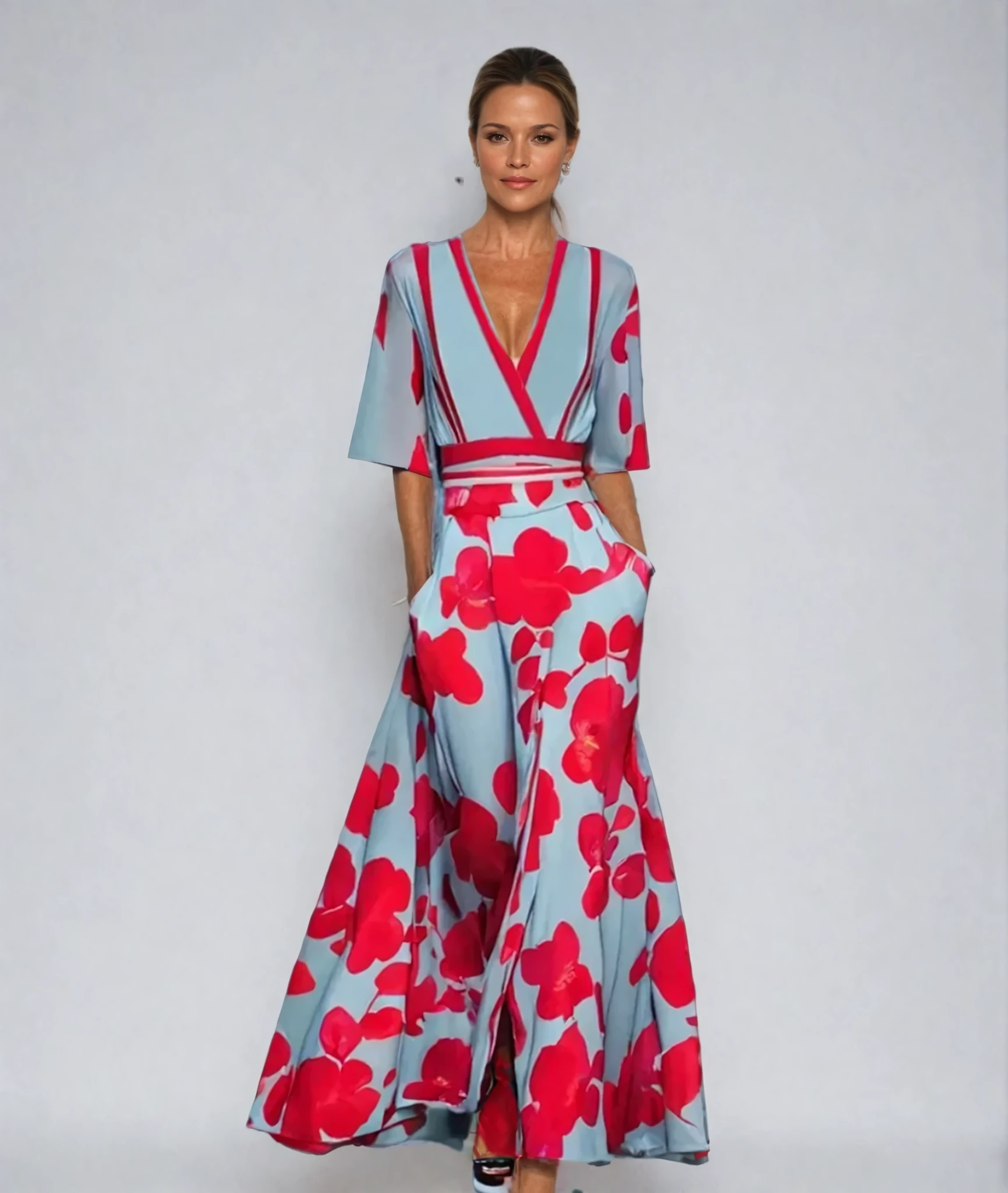 Paulette™ | Elegant Floral Maxi Dress
