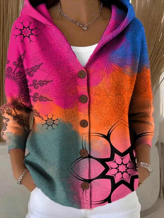 Isadora™ | Hooded Button-Front Cardigan