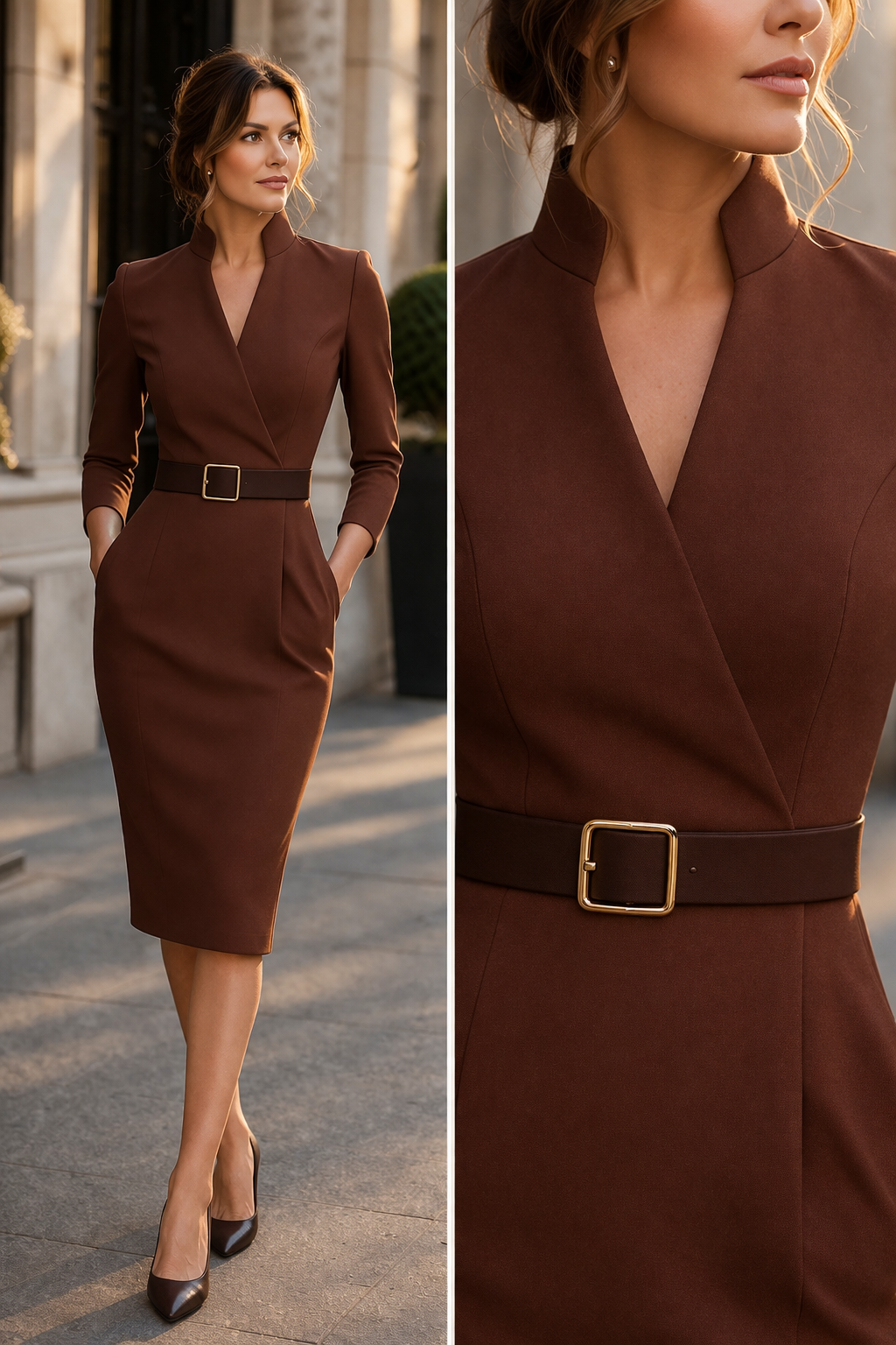 Tivara™ | Elegant Midi Dress