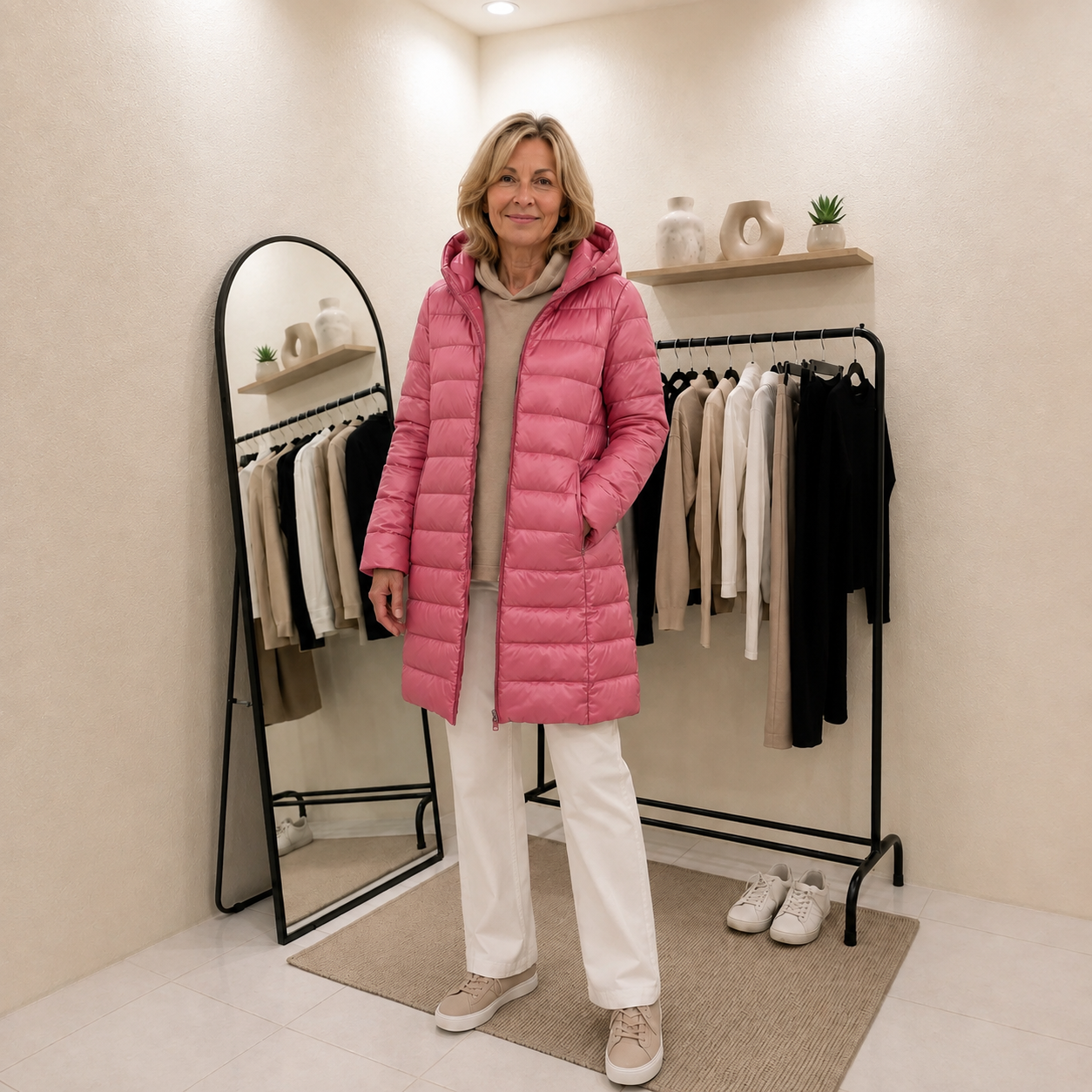 Ivona™ | Lightweight Long Hooded Puffer Jacket