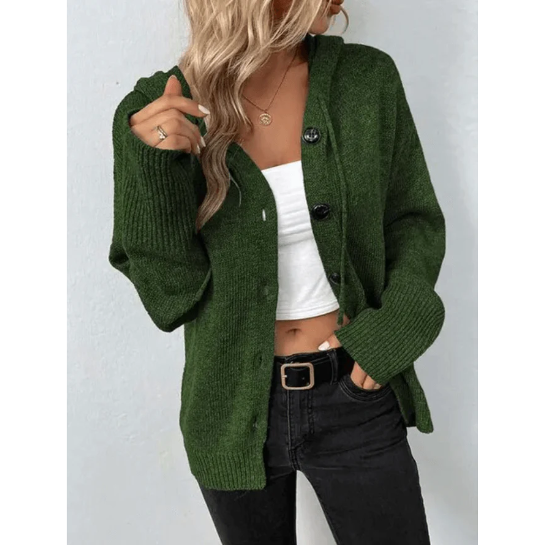 Fernwood™ | Hooded Button Cardigan