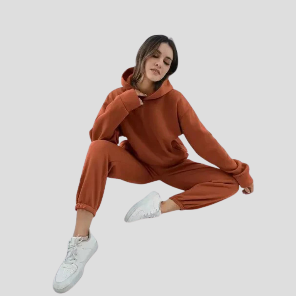 Women's Hoodie and Jogger Set Relaxed Lounge Wear