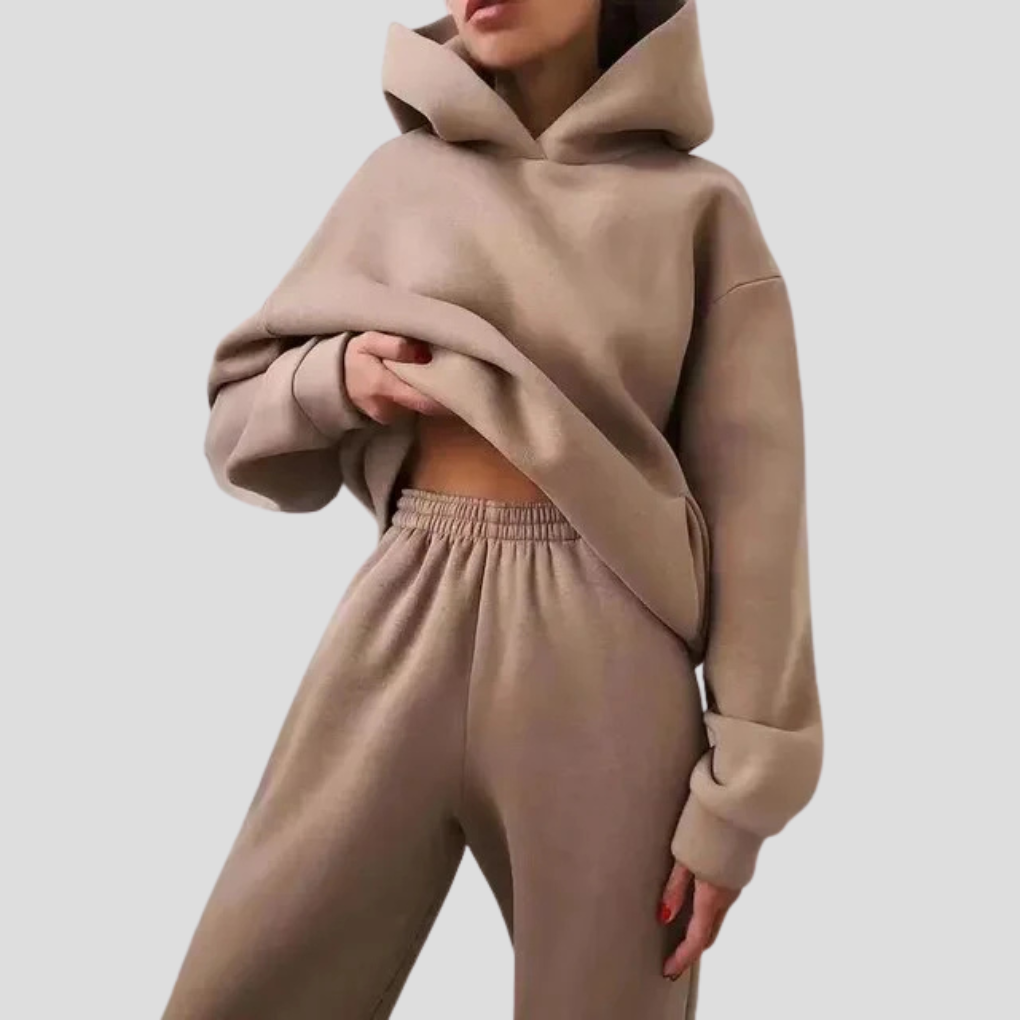 Women's Hoodie and Jogger Set Relaxed Lounge Wear