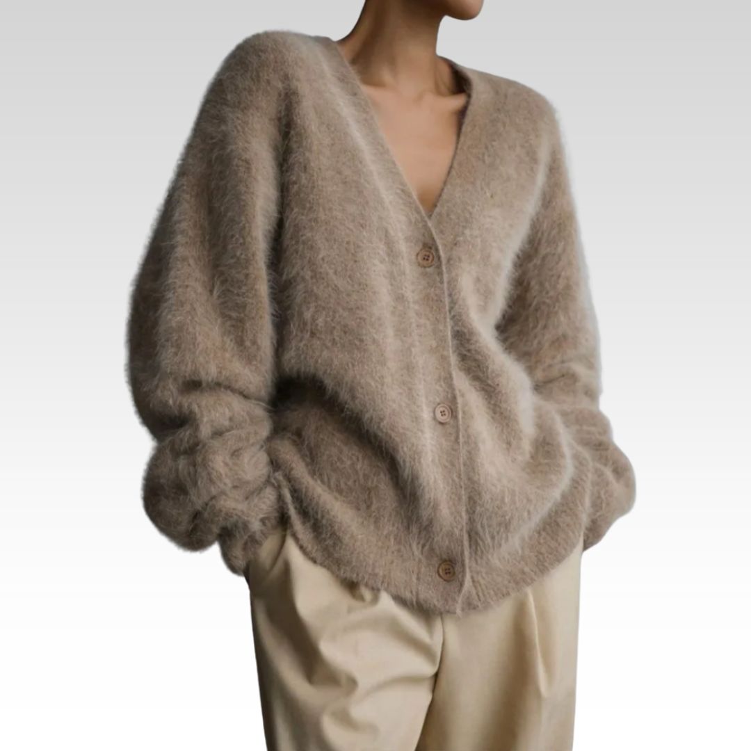 Orlena™ | Oversized V-Neck Cardigan