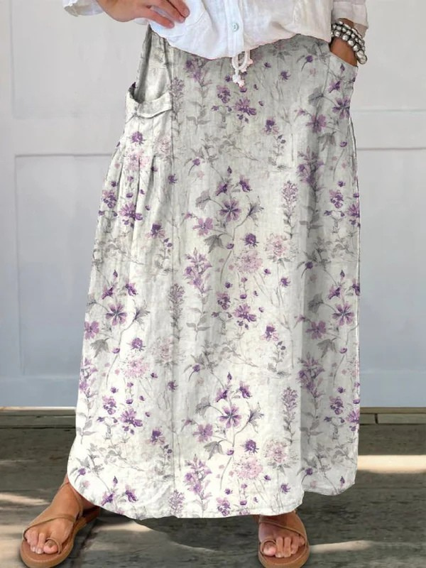 Mirabel™ | Printed Midi Skirt