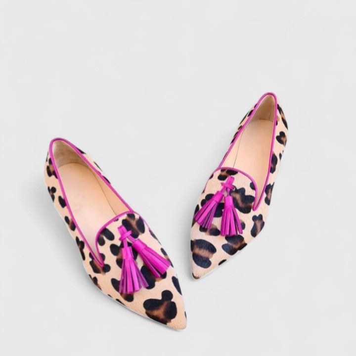 Naveera™ | Pointed-Toe Tassel Loafer Flat