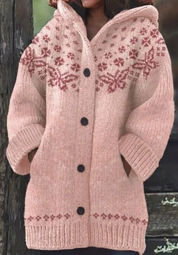 Dahlia™ | Retro Hooded Cardigan