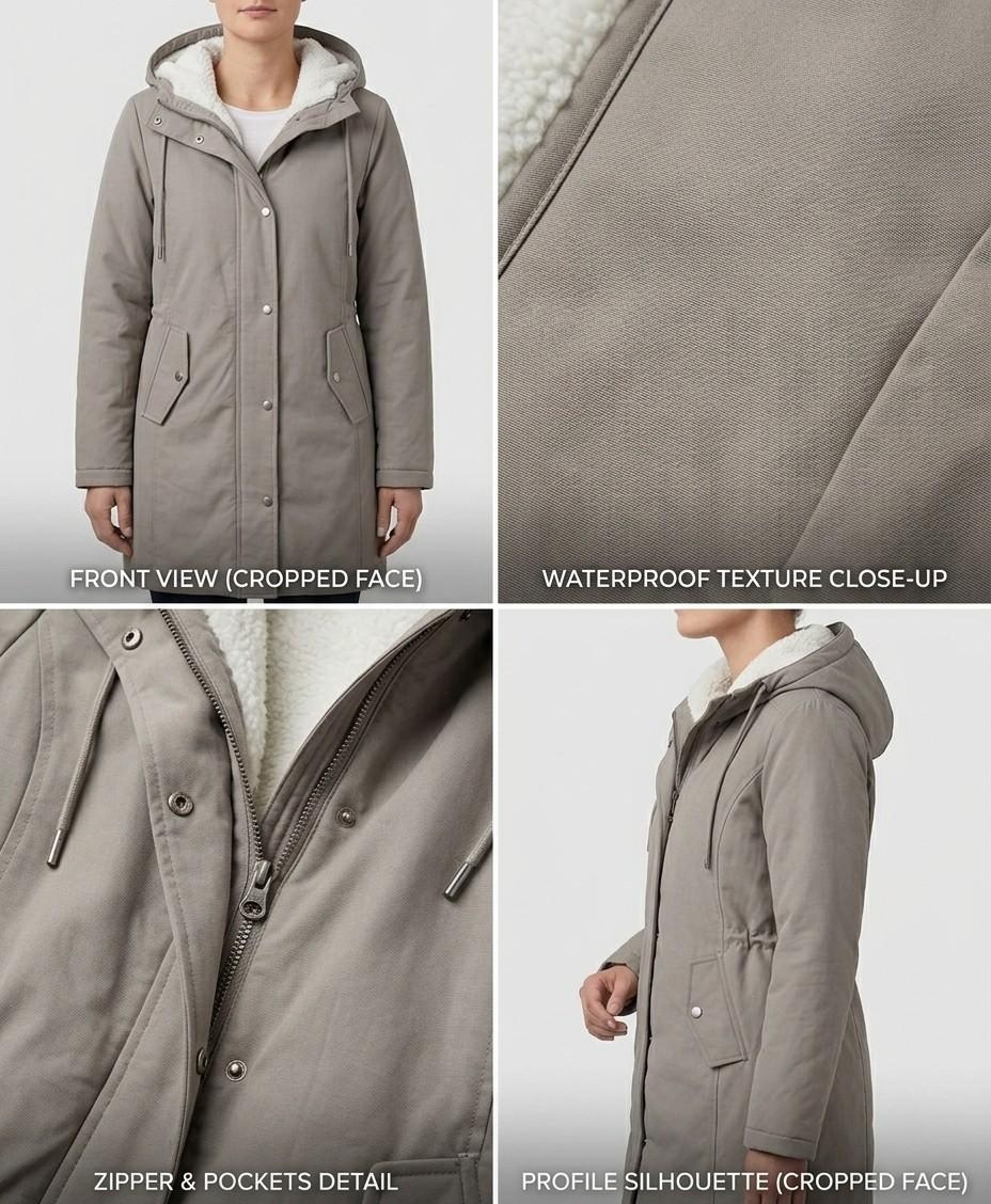 Rosamund™ | Cozy Hooded Weatherproof Coat