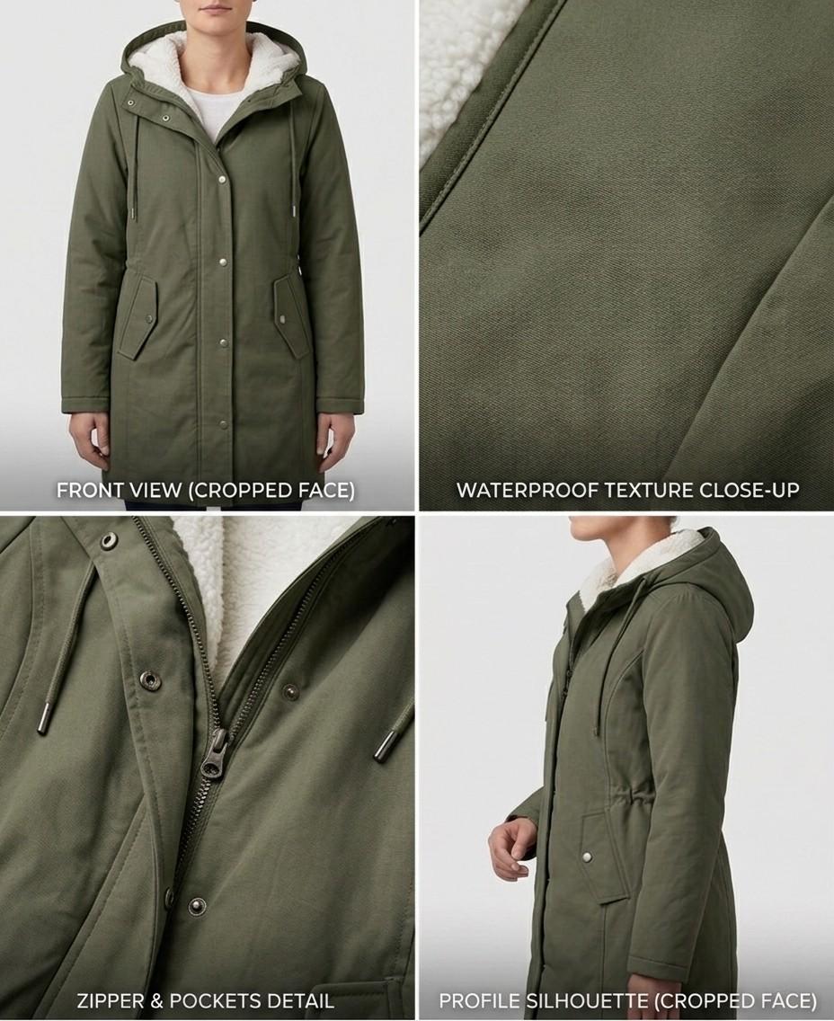 Rosamund™ | Cozy Hooded Weatherproof Coat