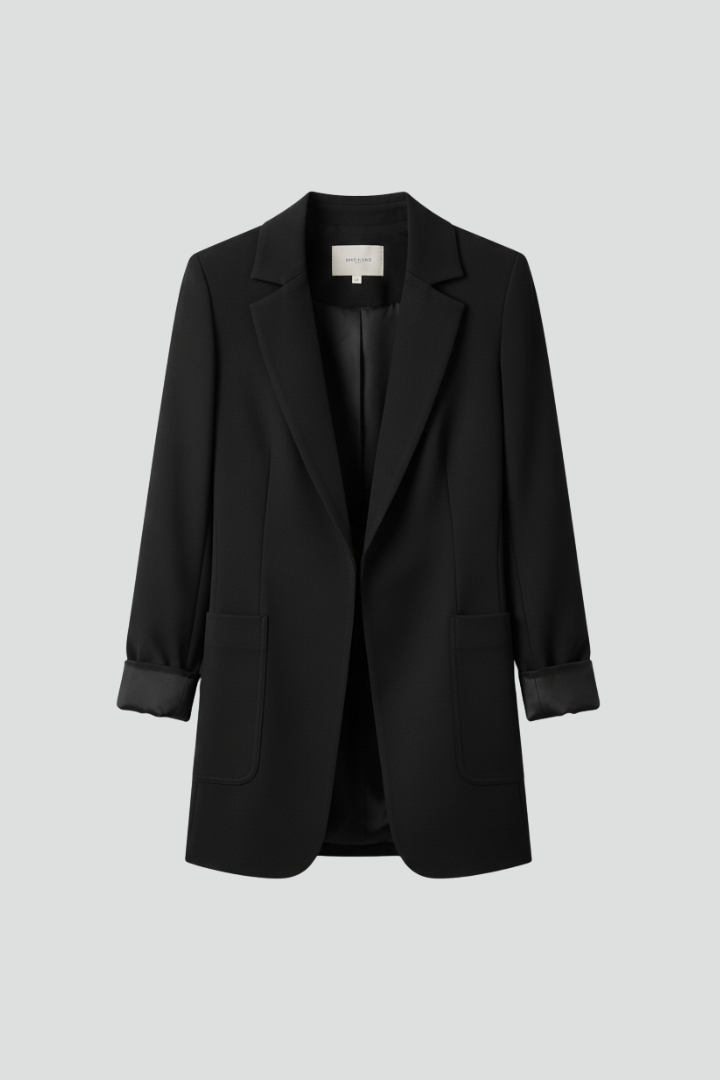 Clavinda™ | Open-Front Blazer with Structured Lapel