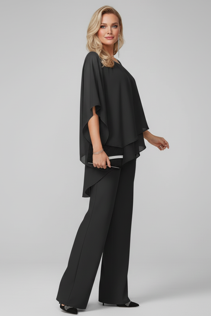 Women’s Off-Shoulder Flowing Wide-Leg Jumpsuit