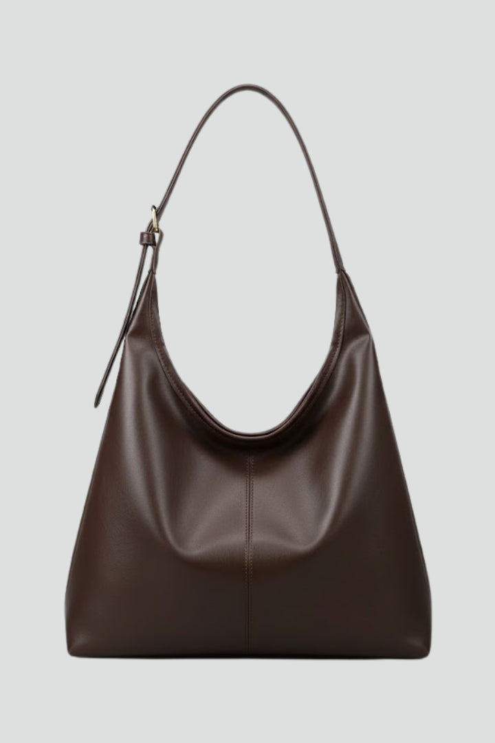 Women’s Classic Tote Bag with Faux Outer and Large Inner Pocket